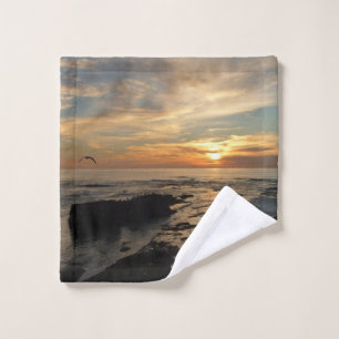 San Diego Sunset I California Seascape Waschlappen