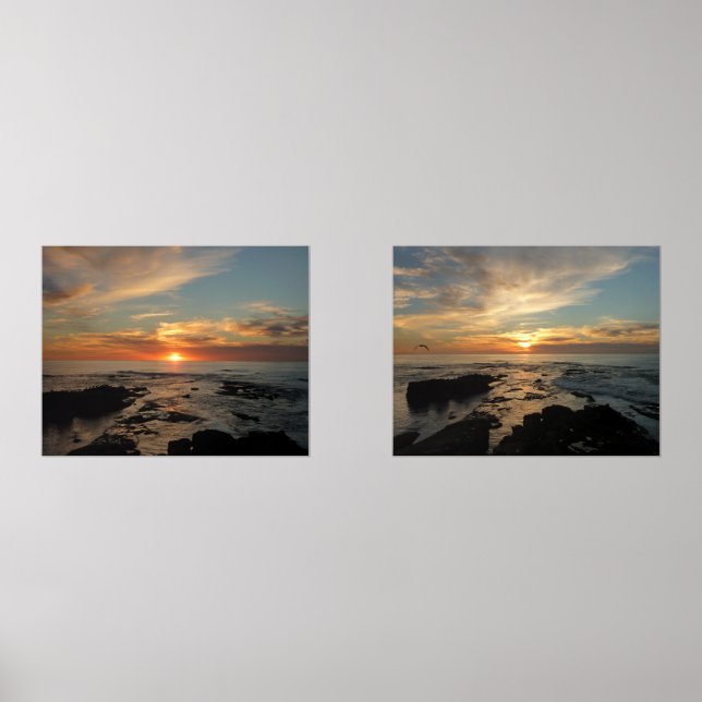San Diego Sunset II California Seascape (Recto)