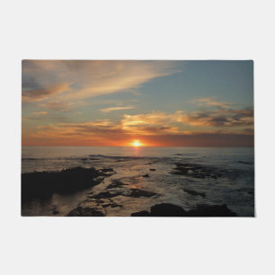 San Diego Sunset II California Seascape Fußmatte