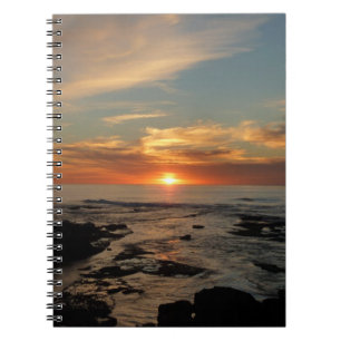San Diego Sunset II California Seascape Notizblock