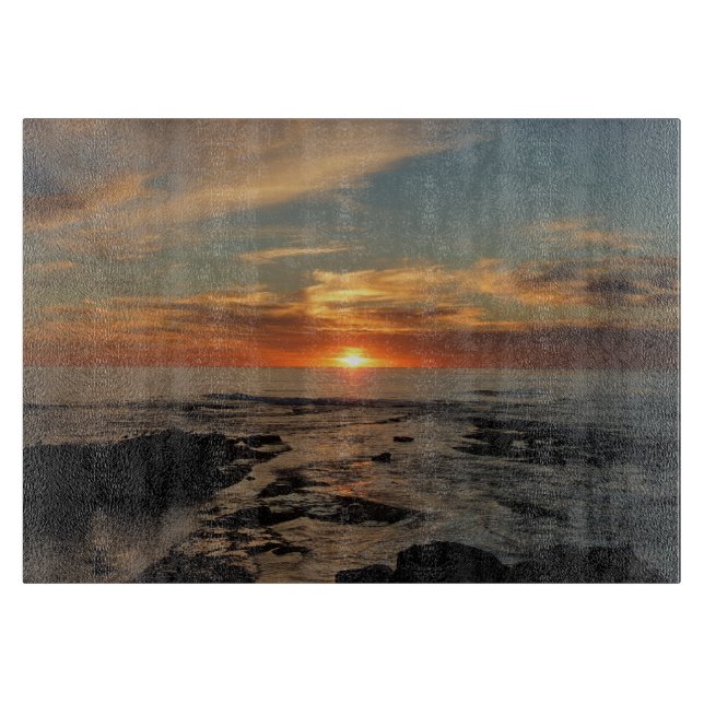 San Diego Sunset II California Seascape Schneidebrett (Vorderseite)