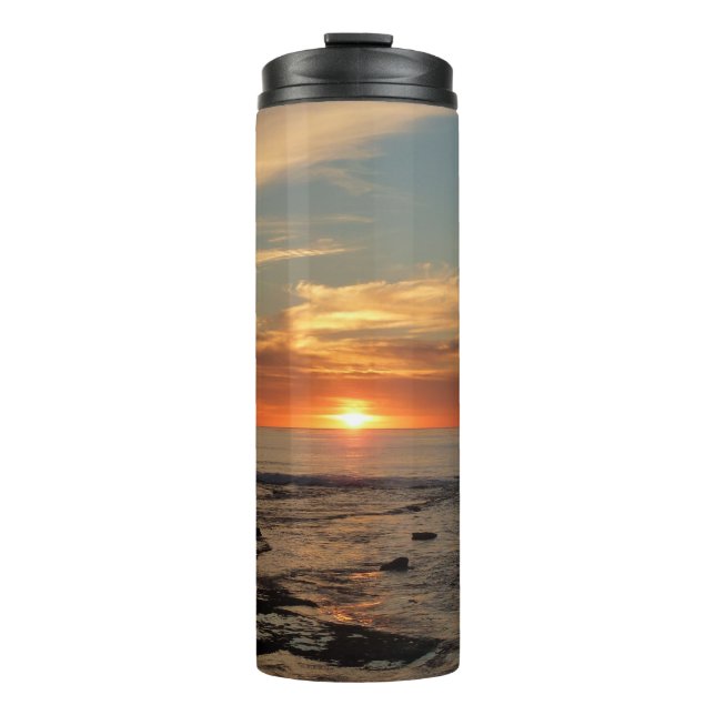 San Diego Sunset II California Seascape Thermosbecher (Vorderseite)
