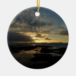 San Diego Sunset III Atemberaubendes Kalifornien L Keramik Ornament