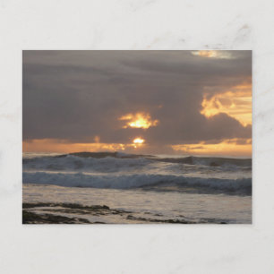 San Diego Sunset IV California Seascape Postkarte