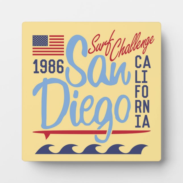 San Diego Surf Challenge 1986 Fotoplatte (Vorderseite)