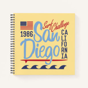 San Diego Surf Challenge 1986 Notizbuch