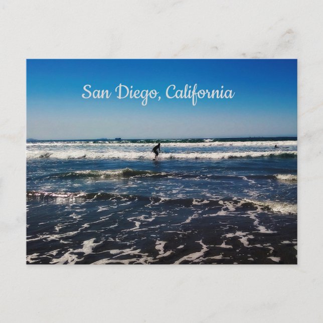 San Diego Surfer Postkarte (Vorderseite)