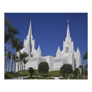 San Diego Tempel Fotodruck