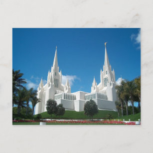 San Diego Temple Postkarte