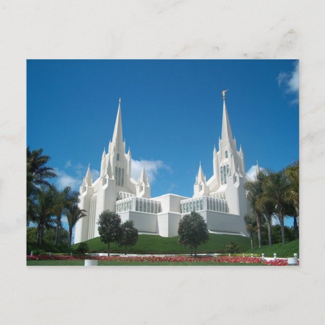 San Diego Temple Postkarte (Vorderseite)