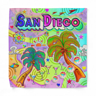 San Diego Urlaub Ziel Bandana Halstuch