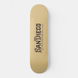 San Diego Vintage Typeface Skateboard