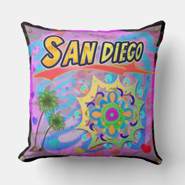 San Diego Vrai Coussin de progrès (Recto)