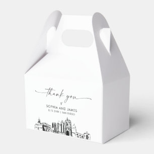 San Diego Wedding Personalisiert Favor Box Geschenkschachtel