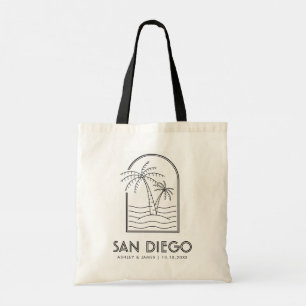 San Diego Wedding Welcome Hochzeit in Urlaubsort Tragetasche