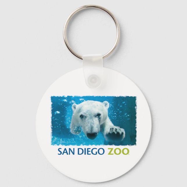 San Diego Zoo Polar Bear Schlüsselanhänger (Vorderseite)