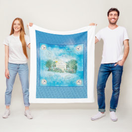 San Esprit Tuch Fleecedecke