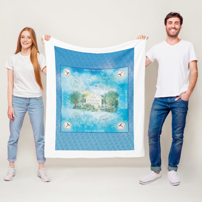 San Esprit Tuch Fleecedecke (Beispiel)