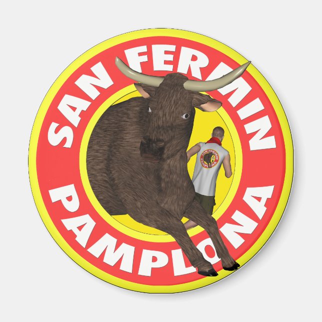 San Fermin de Pamplona Magnet (Vorne)