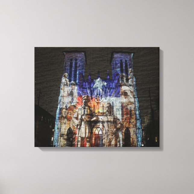 San Fernando Cathedral Leinwanddruck (Vorderseite)