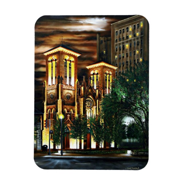San Fernando Cathedral Magnet (Vertikal)