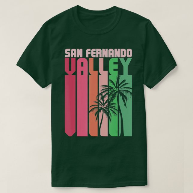 San Fernando Valley SFV California Van Nuys 818 Re T-Shirt (Design vorne)