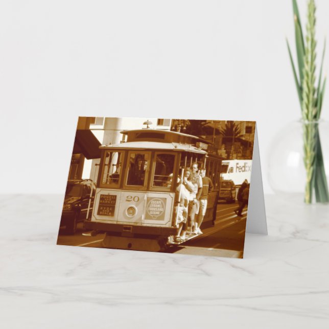 San fran Tram Karte (Vorderseite)