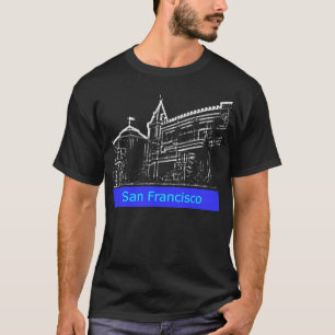 San Francisco 1986 Art The MUSEUM Zazzle Zeichnend T-Shirt