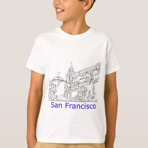 San Francisco 1986 Art The MUSEUM Zazzle Zeichnend T-Shirt
