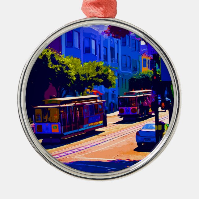 San Francisco_2015_0403 Silbernes Ornament (Vorne)