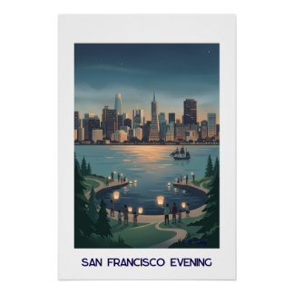 San Francisco Abend Poster
