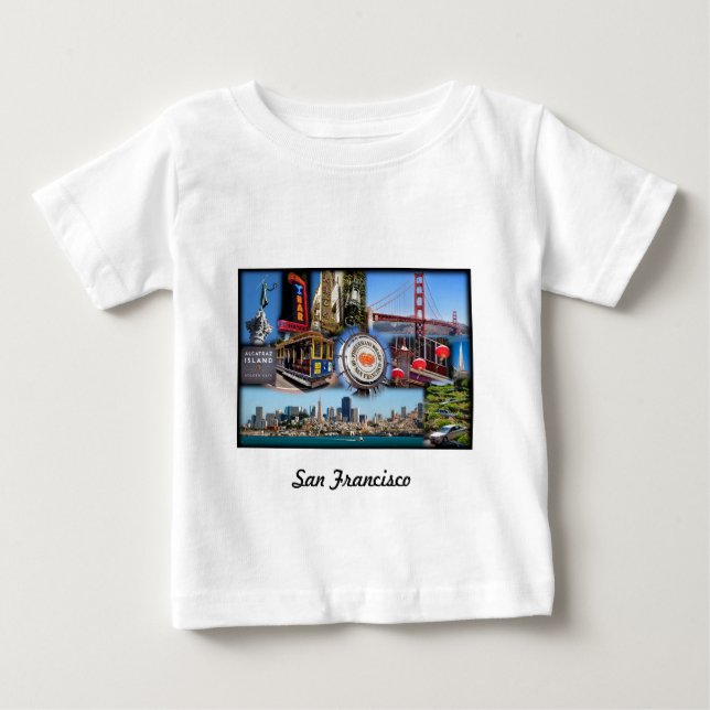 San Francisco Attraktionen Baby T-shirt (Vorderseite)