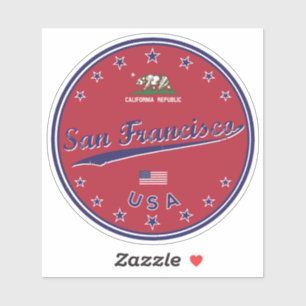 San Francisco Aufkleber