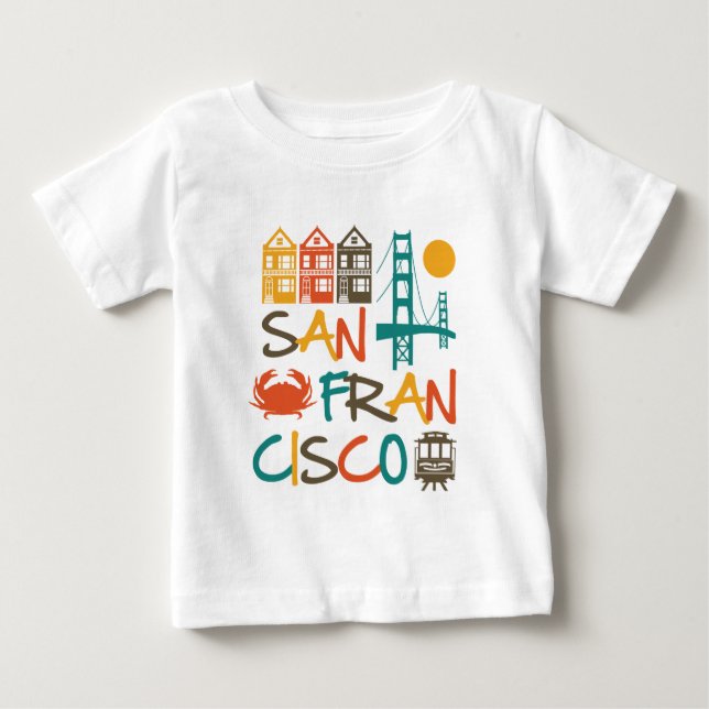 San Francisco Baby T-shirt (Vorderseite)