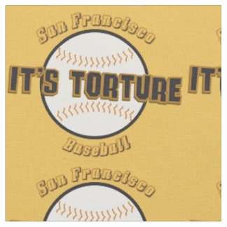 San Francisco Baseball ist es Folterungsgewebe Stoff