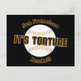 San Francisco Baseball It's Torture Carte postale