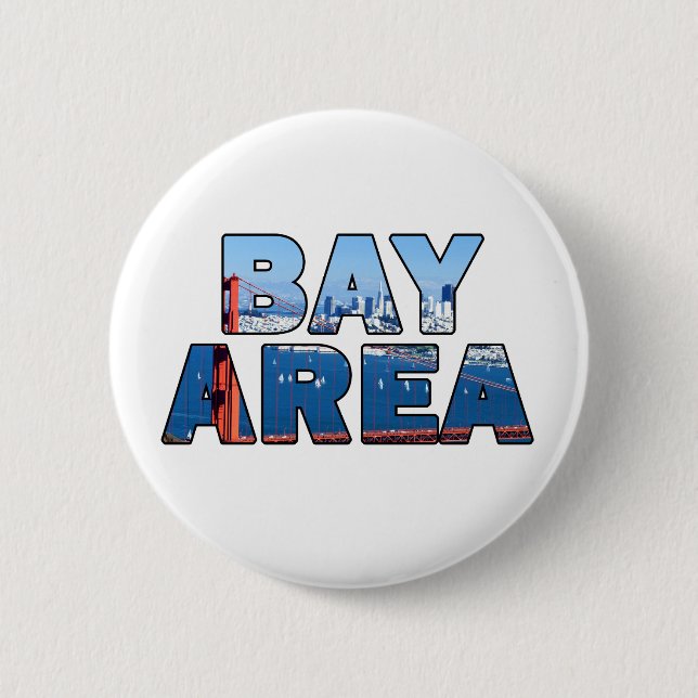 San Francisco Bay Area Button (Vorderseite)