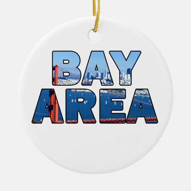 San Francisco Bay Area Keramik Ornament (Vorne)