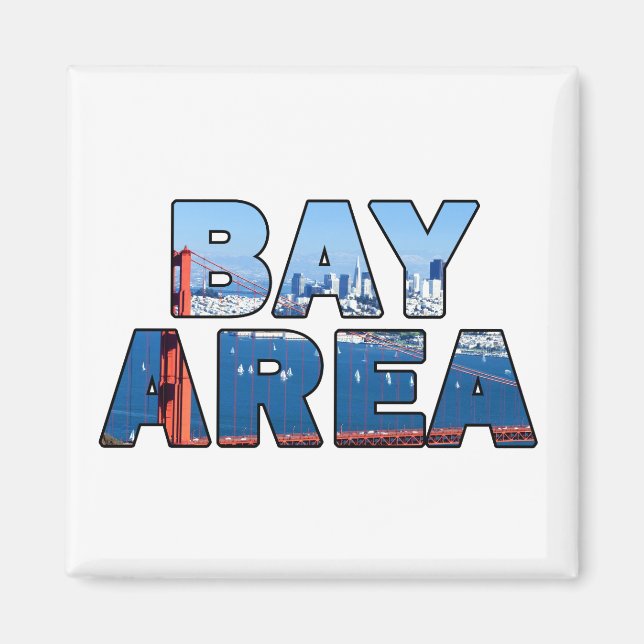 San Francisco Bay Area Magnet (Vorne)