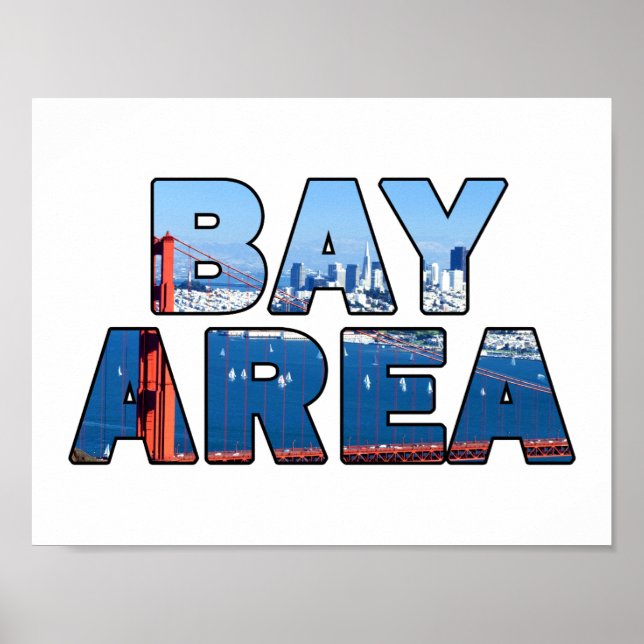 San Francisco Bay Area Poster (Vorne)