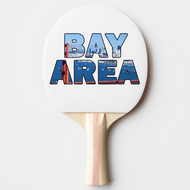 San Francisco Bay Area Tischtennis Schläger (Vorderseite)