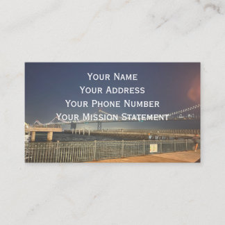 San Francisco Bay Bridge Business Card Visitenkarte