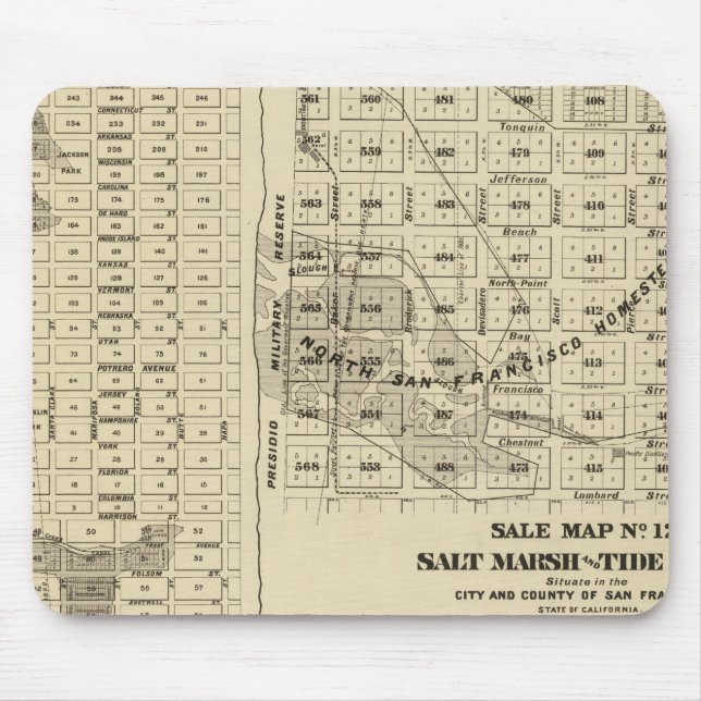 San Francisco Bay Salt Marsch 2 Mousepad (Vorne)