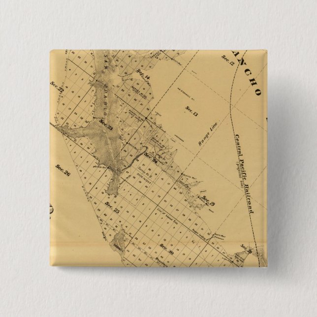 San Francisco Bay Salt Marsch Button (Vorderseite)
