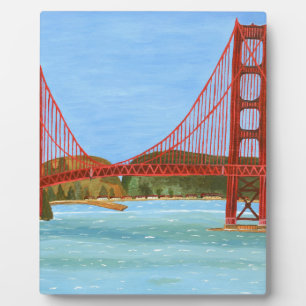 San Francisco Bridge Fotoplatte