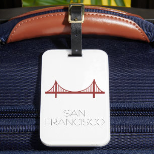 San Francisco Bridge Modern Gepäckanhänger