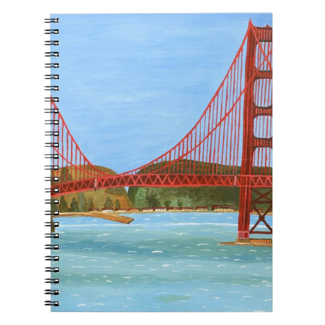 San Francisco Bridge Notizblock (Vorderseite)