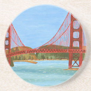 San Francisco Bridge Sandstein Untersetzer