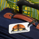 San Francisco Bridge Sunset Custom Vacation Gepäckanhänger<br><div class="desc">Coole Brücke San Francisco Golden Gate bei Sonnenuntergang Gepäckanhänger für Ihren Urlaub in der Stadt an der Bucht. Denken Sie immer an Ihre Reise mit diesem Sake-Souvenir.</div>