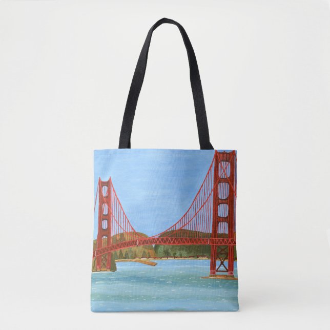 San Francisco Bridge Tote Bag Tasche (Vorderseite)